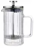 Kaffee- und Tee-Ei Glas 350ml French Press silber KLAUSBERG Produktbild-Vorschau 3