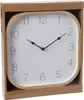 Quadratische Wanduhr aus Holz weiß 30cm Produktbild-Vorschau 16