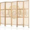 A room divider with a sun and moon illustration. Anteprima dell’immagine prodotto