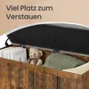 VASAGLE Truhe mit Stauraum, Truhenbank mit Deckel, für Produktbild-Vorschau 5