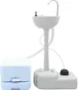 vidaXL Set de toilettes de camping 2 pcs bleu et blanc Voir les images du produit 2