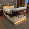 okwish 140×200 Polsterbett mit LED-Beleuchtung und USB, Produktbild-Vorschau 6
