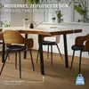 ML-Design 4er Set Tischbeine schräg 72 cm, Schwarz Produktbild-Vorschau 4