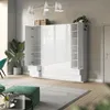 SMARTBett Wohnwand  Set mit Schrankbett Standard 140x200 Produktbild-Vorschau 3
