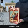 LANOLU Retro Blechschild BIER FÜR BAUERN - Landwirtschaft Produktbild-Vorschau 4