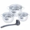 6-teiliges Topfset aus Edelstahl INDUCTION KAMILLE KM-5911 Produktbild-Vorschau 9