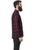 Urban Classics CHECKED FLANELL Hemd schwarz bordeaux - L Produktbild-Vorschau 11
