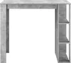 A bar table with integrated shelving, presented against a white background. Náhled obrázku produktu