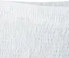 A close-up, textured view of white fabric with a ruched or gathered pattern. Produktbild-Vorschau