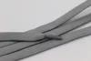 Šedé ploché šnúrky do topánok - šírka 10 mm, dĺžka 100 cm | Náhľad obrázku produktu 3