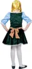 Dirndl Kostümkleid für Mädchen mit Schürze - Blau Grün Produktbild-Vorschau 2