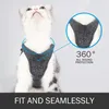 Katzengeschirr und Leine Set für Spaziergang 360° Produktbild-Vorschau 1