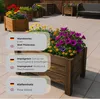 HolzGarden Fioriera in Legno Impregnato 80x32x40 cm Colore Anteprima dell’immagine prodotto 5