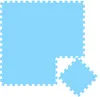 Alfombrilla de puzzle, color azul claro, 9 piezas Vista previa de la imagen del producto 12