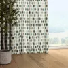 Dekoria Vorhang mit Kräuselband, blau-beige, 130 x 100 cm Produktbild-Vorschau 2