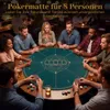 COSTWAY Okrągła mata do pokera Texas Hold'em, 100 cm, Podgląd zdjęcia produktu 3