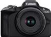 Canon EOS R50, nero + Kit RF-S 18-45 IS STM + RF-S 55-210 Anteprima dell’immagine prodotto 1