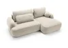 Modernes Ecksofa mit Schlaffunktion und Bettkasten Couch Produktbild-Vorschau 4