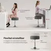 WOLTU Schminkhocker, Barhocker rund, Arbeitshocker, Produktbild-Vorschau 4