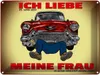 vianmo Blechschild 30x40 cm liebe wenn meine Frau Werkstatt Produktbild-Vorschau 1