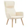 relaxační křeslo vidaXL Cream White Velvet Náhled obrázku produktu 7