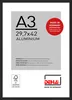 DEHA Design Aluminium Bilderrahmen Boston, 29,7x42 cm (A3), Produktbild-Vorschau 2