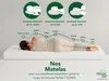 Matelas ergonomique en mousse froide à 7 zones | 140 x 200 Voir les images du produit 4