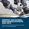 A person is using a cordless angle grinder to cut metal, creating sparks. Náhľad obrázku produktu