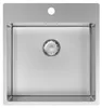 Küchenspüle 49x52 cm Edelstahl mit Tapwing PCM4540T-02 Produktbild-Vorschau 1