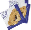 Sovie HOME Serviette Teddy in Blau aus Tissue 33 x 33 cm, Produktbild-Vorschau 2
