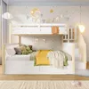 Merax Etagenbett 90x200 und 140x200 cm, Kinderbett mit Produktbild-Vorschau 2