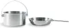 Tatonka Kettle 1,6 Kochset – Robust & Praktisch für Outdoor-Abenteuer, Topf und Deckel/Pfanne nebeneinander Podgląd zdjęcia produktu