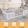 INONEFT Bodenbett 180x200 cm für 2 Kinder, Kinderbett aus Produktbild-Vorschau 3