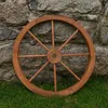 Wagenrad Heidi aus Fichtenholz Ø 60cm, 3 cm tief, rustikal, Produktbild-Vorschau 4