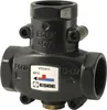 A black thermostatic mixing valve with a label showing brand and model information. Produktbild-Vorschau