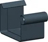 Dachrinne Kastenrinne 70mm Einzelteile | Rinnenverbinder Produktbild-Vorschau 1
