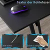 NAIZY Gaming Schreibtisch 120 x 120cm L-f?rmiger Gaming Produktbild-Vorschau 7