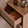 sweeek - 2er-Set Nachttische mit 2 Schubladen, Holzdekor Produktbild-Vorschau 5