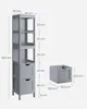 A diagram showing the dimensions of a bathroom cabinet and a storage box. Náhled obrázku produktu