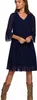 Stylove Minikleid für Frauen Larad S236 dunkelblau XXL Produktbild-Vorschau 5