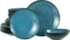 CreaTable, 23959, Capri Blau, Tellerset 18-tlg, Steinzeug Produktbild-Vorschau 1
