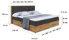 ALTDECOR Boxspringbett LOLLI7 mit H3-Matratze, Kopfteil und Produktbild-Vorschau 7