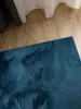 benuta Basic Kunstfaser Fellteppich Furry - Türkis 120x170 Produktbild-Vorschau 3