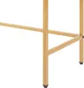 Table console 'Kronoby' métal avec plateau en verre 100 x Voir les images du produit 8