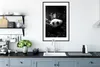 MuchoWow® Gerahmtes Poster Panda mit Schmetterlingen im Produktbild-Vorschau 4