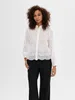 Bluse mit Lochstickerei Design Feines Muschelsaum Hemd | 36 Produktbild-Vorschau 9