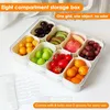 Snack Box, Snackbox Mit 8 Fächern, Snackschale Mit Deckel Produktbild-Vorschau 8