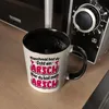 Manchmal bist du echt ein Arsch Kaffeebecher in Schwarz Produktbild-Vorschau 5