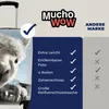 MuchoWow® Koffer Handgepäck Trolley Rollkoffer Kleine Produktbild-Vorschau 6
