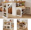 okwish Bartisch 138-193 x 39 x 105cm Moderner ausziehbarer Produktbild-Vorschau 5